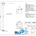 12M Stealth Solar Street Light Pole