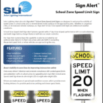 pdf of the of the Sign Alert School Zone Speed Limit Sign